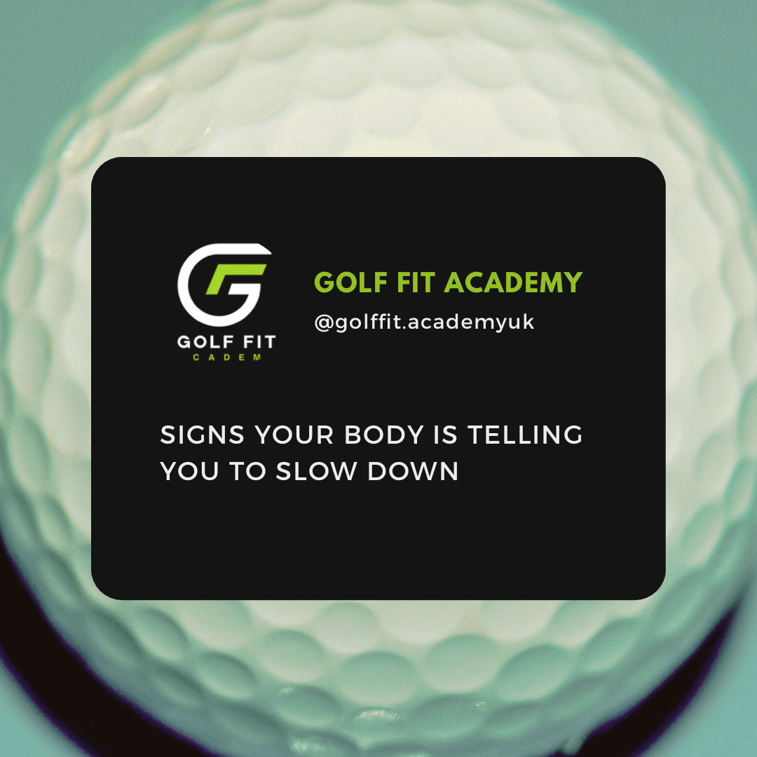 7 Signs Your Body Is Limiting Your Golf More Than Your Technique